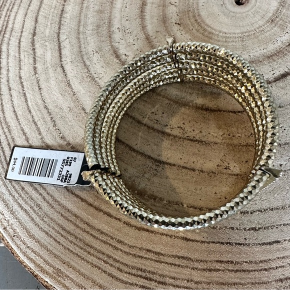 Cache Chic Gold Textured Bangle Set - Picture 3 of 7